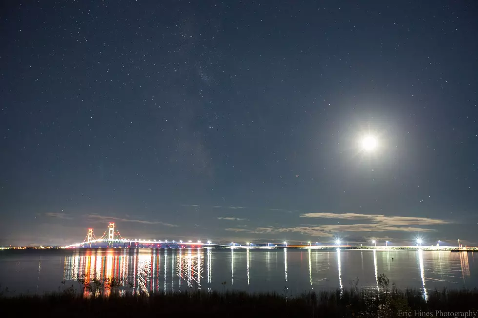 Mackinac Bridge at Night