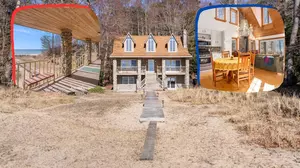 Check Out the Huge Private Beach at this West Michigan Cabin...
