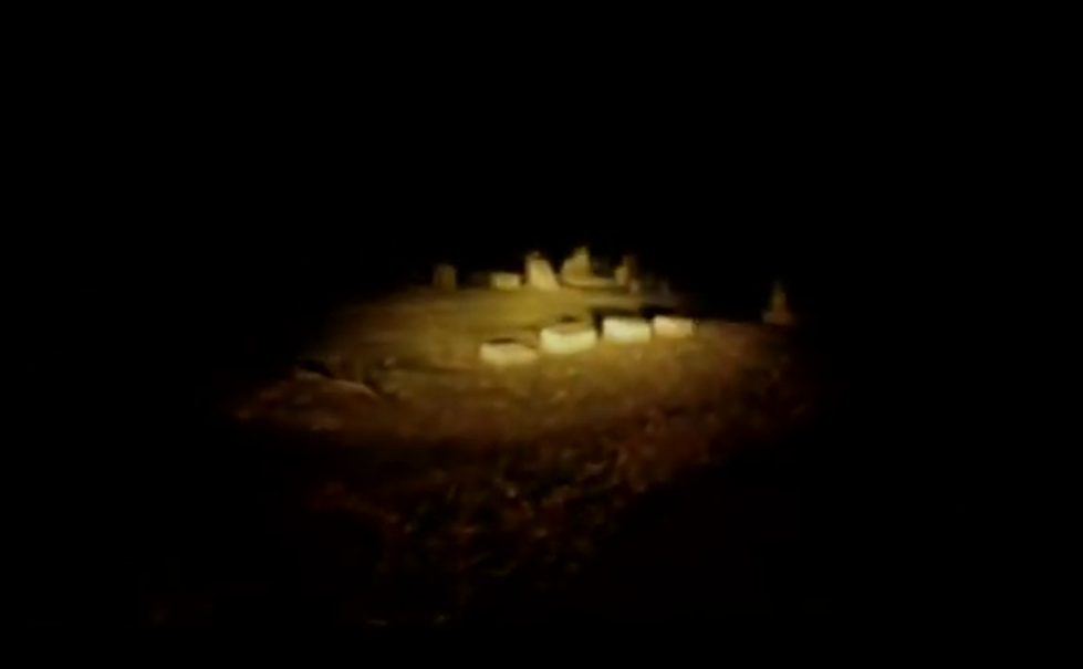 The Glowing Graves in the Cemetery of Evart, Michigan
