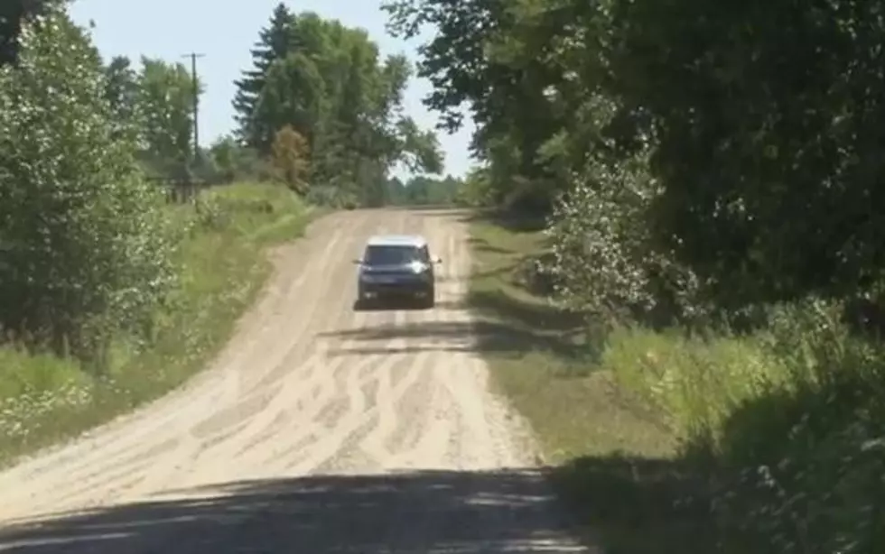 ROADSIDE MICHIGAN: Vehicles Roll UPHILL Near Rose City!