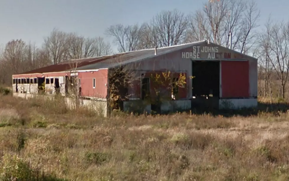 The Abandoned Horse Auction Barn: St. Johns, Michigan