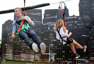 Zipline Available for Thrill Seekers in Downtown Lansing