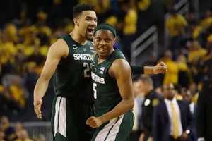 Michigan State Basketball Team Number One in the Big Ten