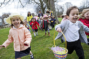 Easter Egg Hunt Brings Kids and Their Dogs Out