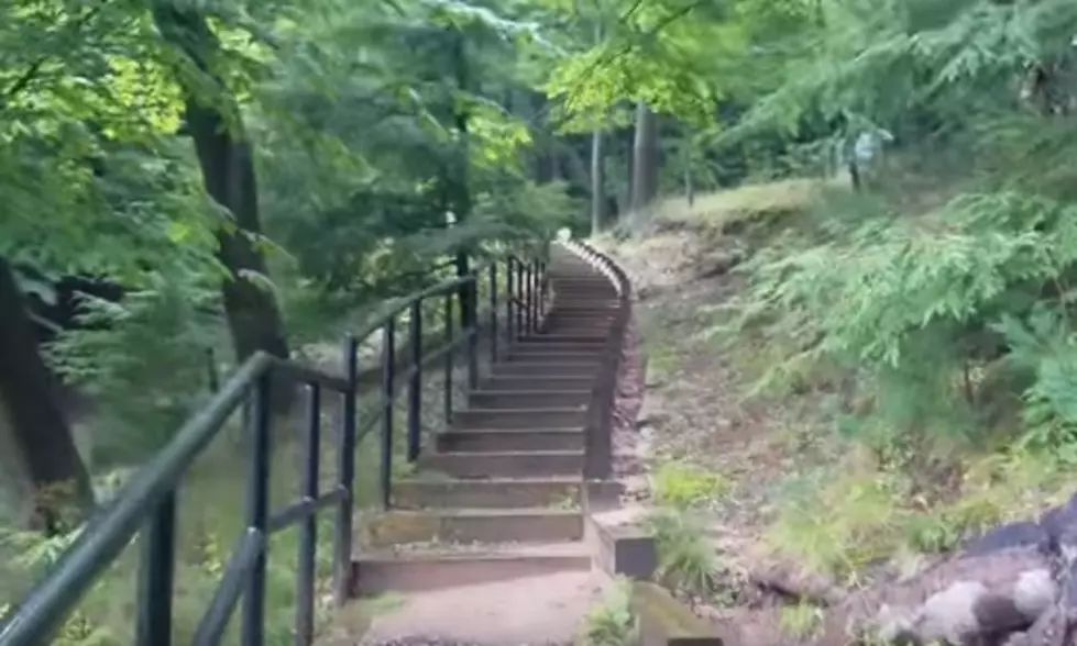 Haunted Michigan The Stairway To Hell In Lake Forest Cemetery