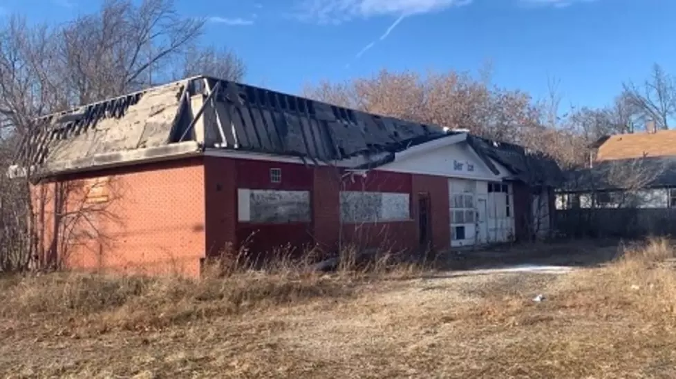 An Old Abandoned Service Station with Cars Left Inside: Saginaw, Michigan