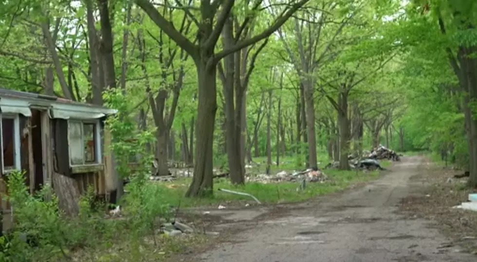 The Abandoned Flint Mobile Home Park, Before & After Demolition