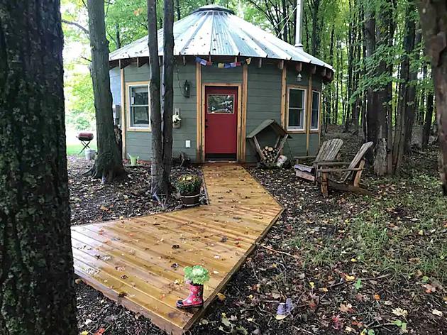 You Can Rent This Michigan Yurt That&#8217;s Located on a Working Goat Farm