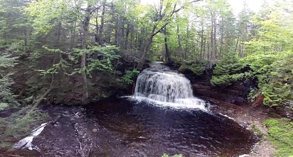 The Seclusion of Rock River Falls in Alger County