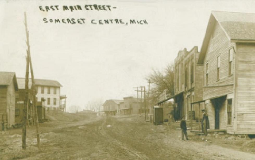 Somerset Center (and the Railroad Bridge Buried Under the Lake), Michigan