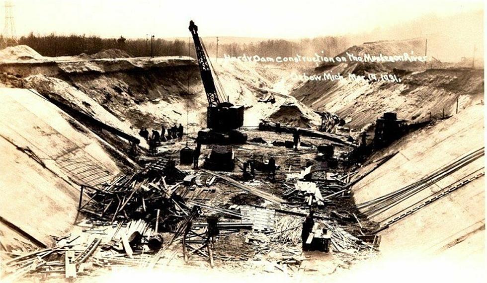 Constructing the Hardy Dam, 1929-1931: Newaygo County, Michigan