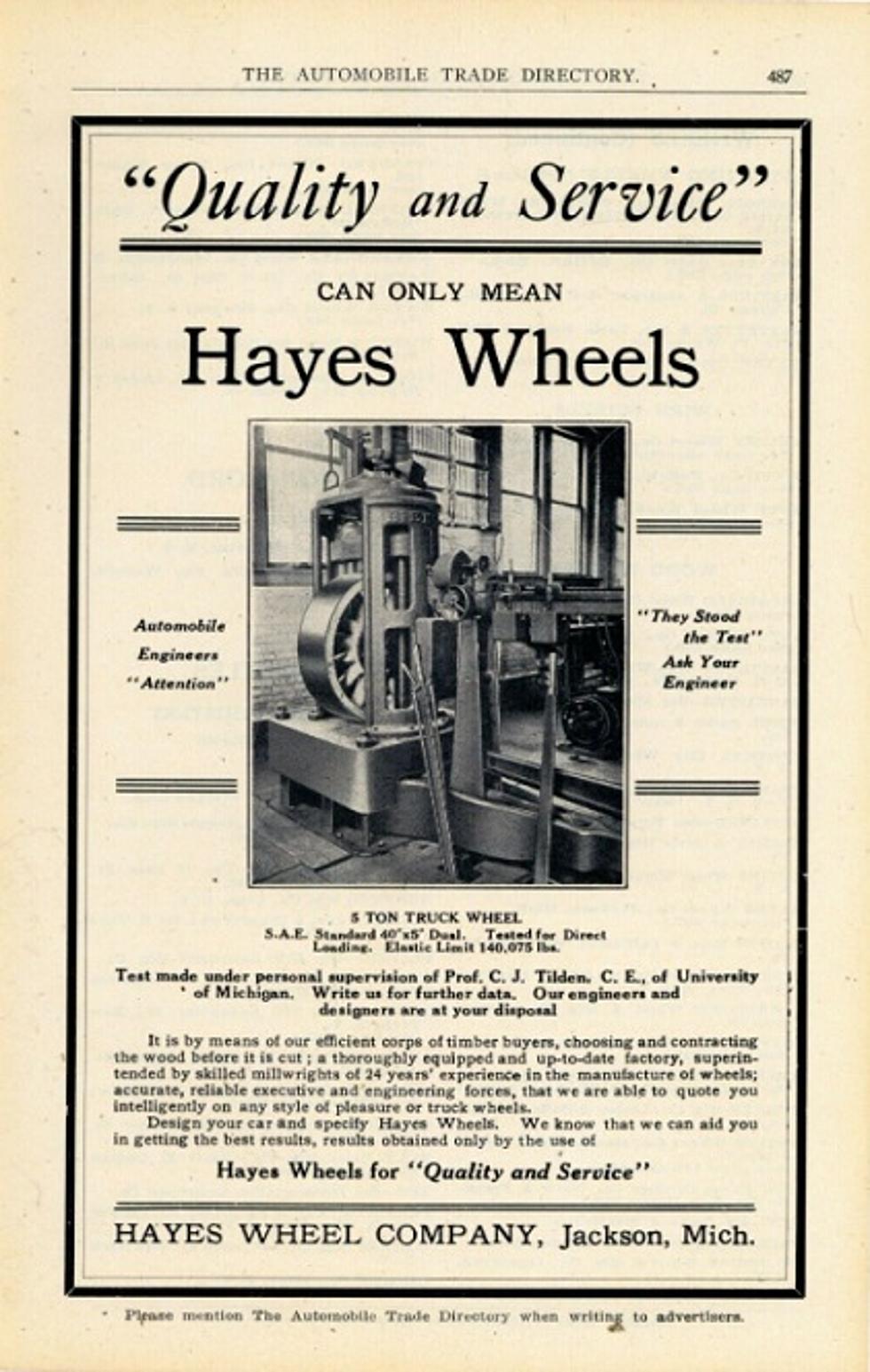 SMGL-2921 Kelsey-Hayes Wheel Company Propaganda Memo Clock - War
