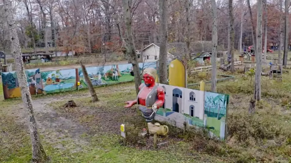 The Abandoned Figures of Deer Forest/Story Book Lane in Coloma, Michigan