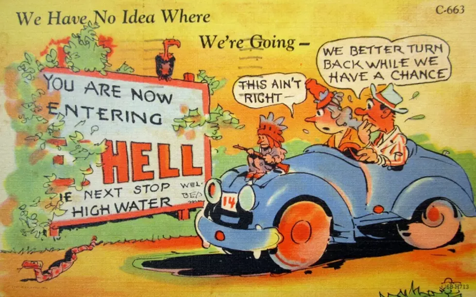 Vintage Postcard - Cartoon Humor - Write If You Haven't Kicked