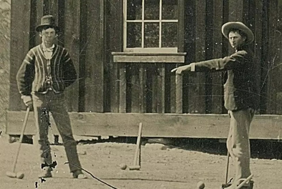 Michigan and This Famous Outlaw (left) Enjoyed Playing Croquet