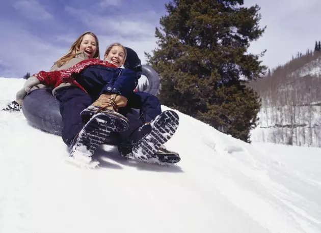Snow Tubing Hill at Michigan Farm Opening on January 6