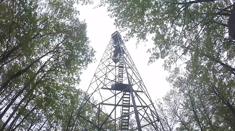 The Only Fire Observation Tower in Southern Michigan: Manistee Forest