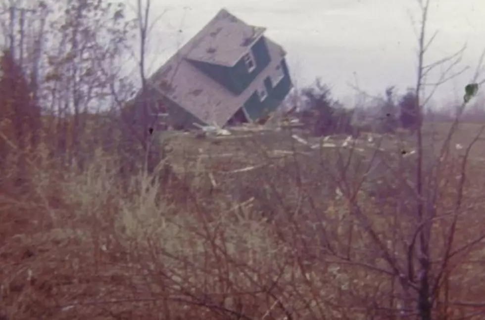 The home of the Brewer family on Samrick Avenue after the tornado.