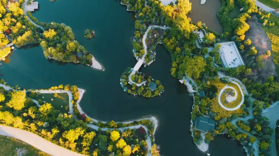 Drone Photos of Meijer Gardens: Grand Rapids, Michigan
