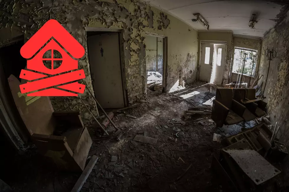 An abandoned home sits unguarded and unlocked