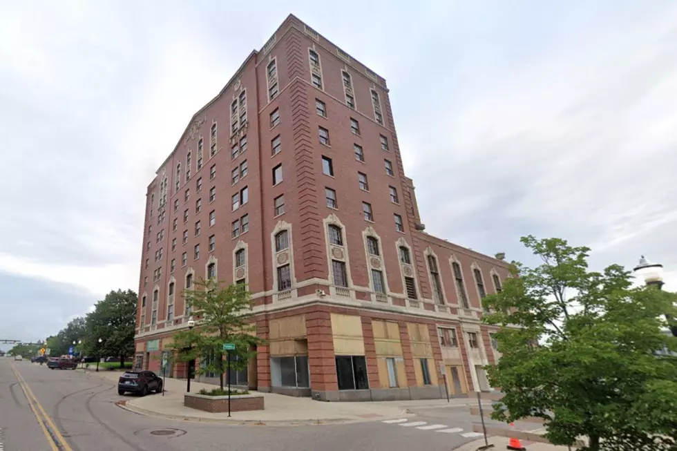 The Hayes Hotel / Hotel Hayes / The Hayes Building is seen in downtown Jackson, Michigan, from W. Michigan Avenue.