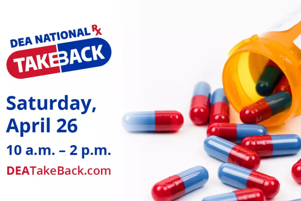 A social media ad reading DEA NATIONAL RX TAKEBACK SATRUDAY APRIL 26, 10 A.M. TO 2 P.M. DEATAKEBACK.COM