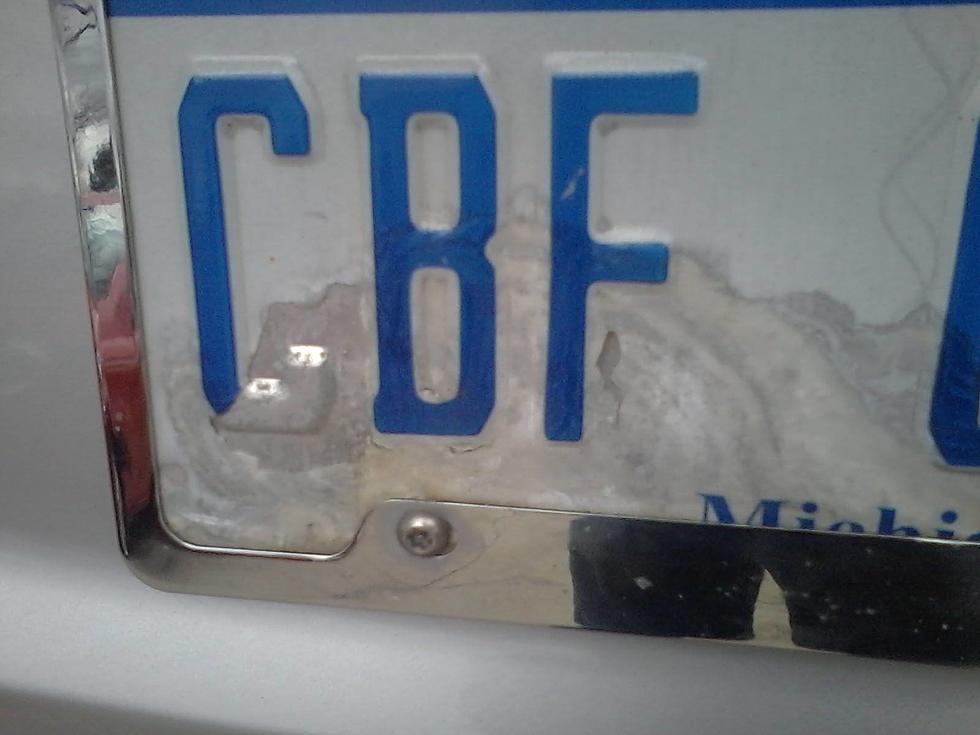 Will A Peeling and Faded Michigan License Plate Get You Pulled Over?