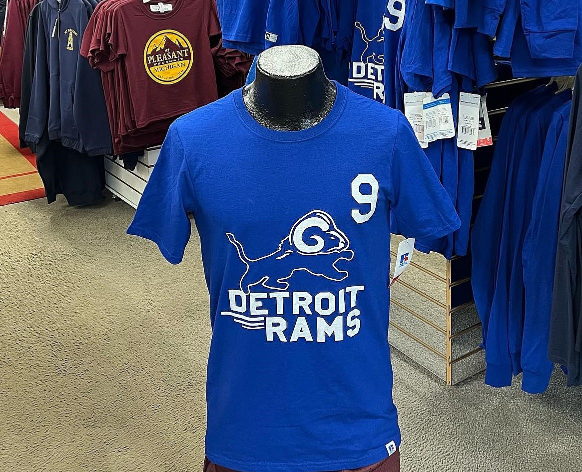 Detroit Rams' shirts stir controversy in Michigan