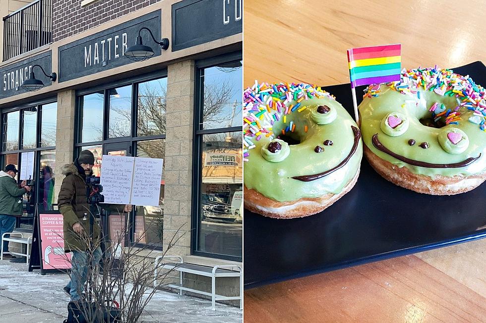 Protesters and &#8220;Gay Frog&#8221; Donuts Meet at Strange Matter Coffee in Lansing