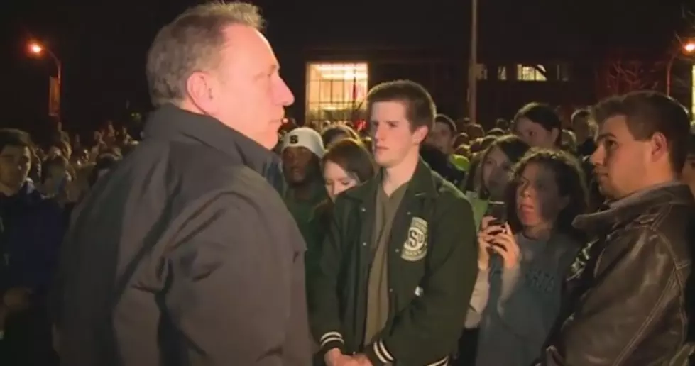 Izzo SPeaks at vigil For Lacey