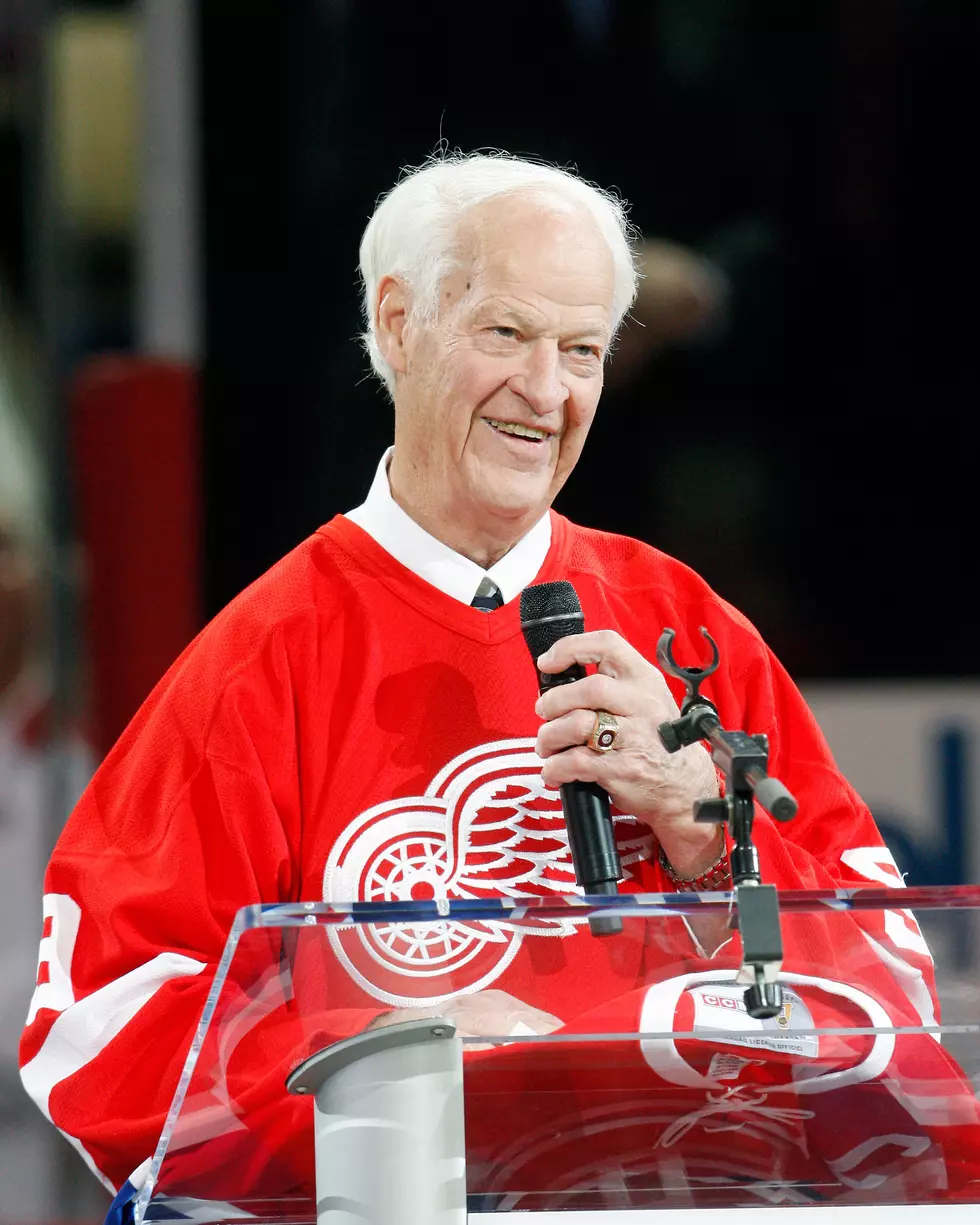 Legendary Red Wing Howe Resting After Stroke