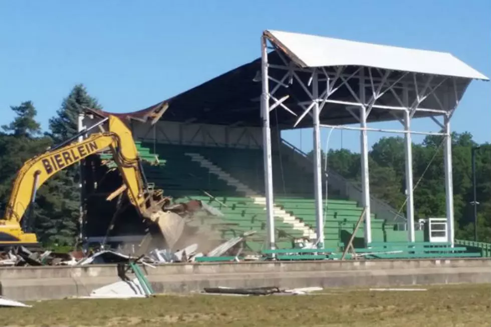 Ingham County Fair Grandstands Come Down