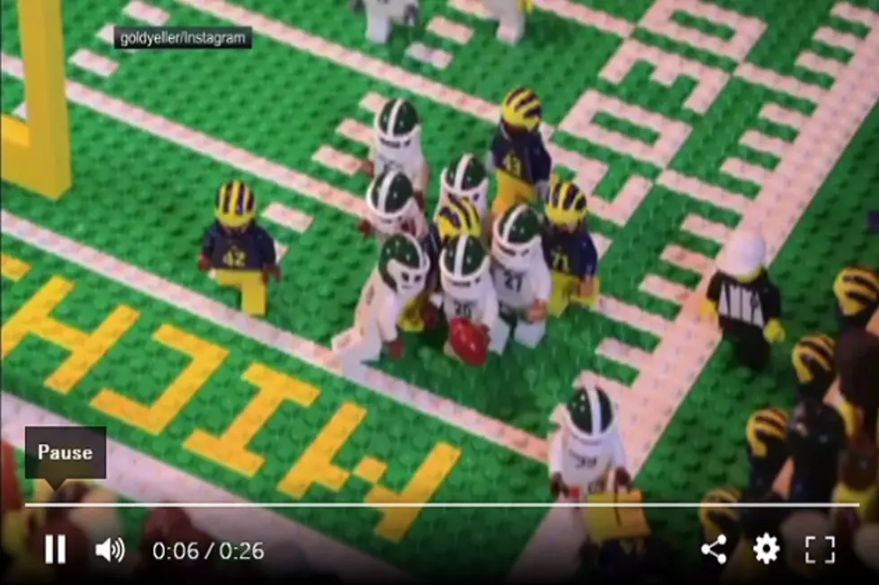 MSU’s Improbable Play to Beat Michigan… With Legos