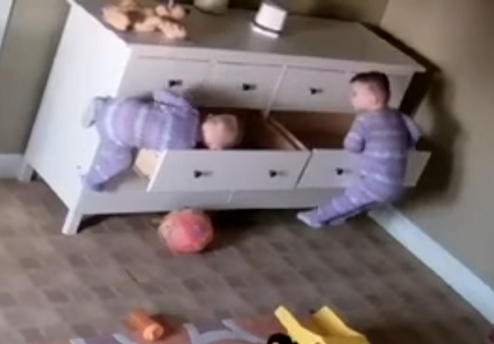 Nanny Cam Catches Twins Escaping Tragedy