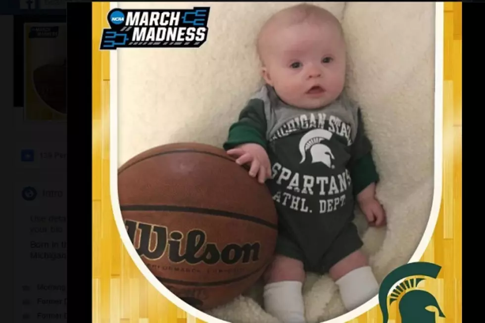 Let’s Go Green! Baby Pants Shows Off Spartan Spirit