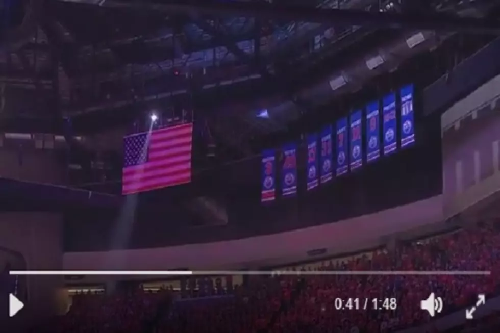 Edmonton Fans Sing the Star Spangled Banner