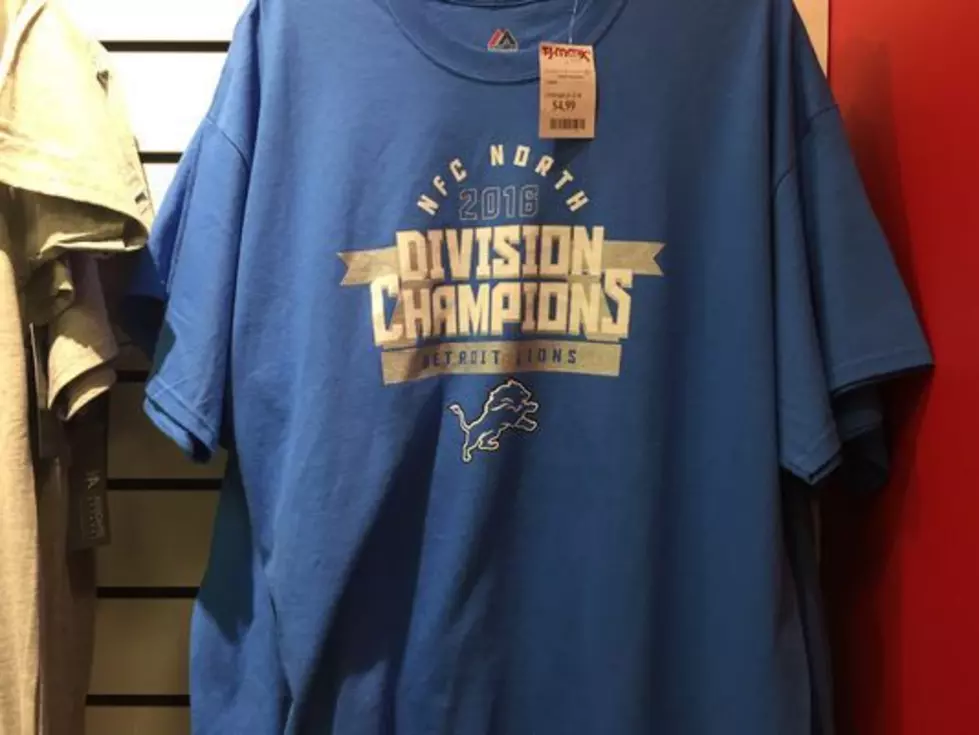 Store Selling Detroit Lions 2016 NFC North Champions Shirts