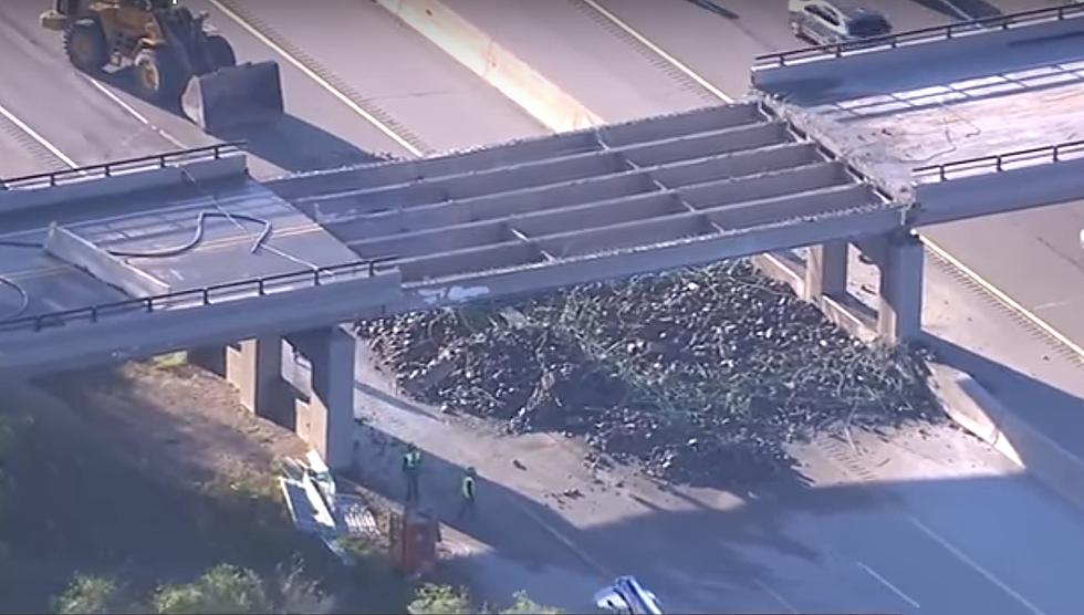 Flatbed Driver Cited With Careless Driving For Destroying I-96 Bridge