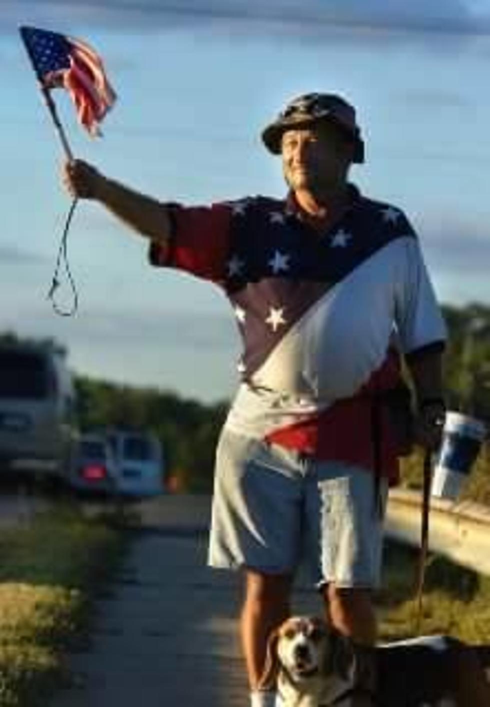 Have You Been Missing the Haslett Flag Man?