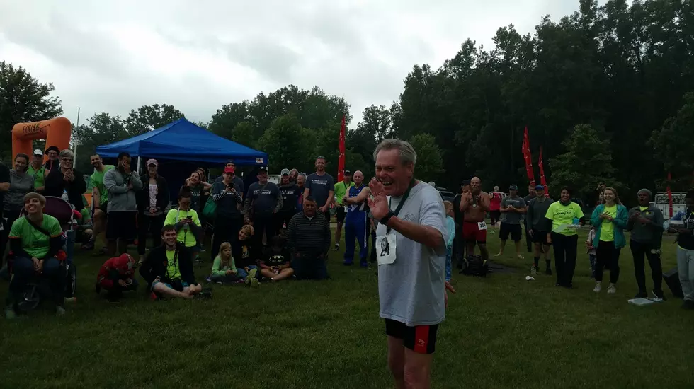 82 Year Old Lansing Man Completes Hawk Island Triathlon