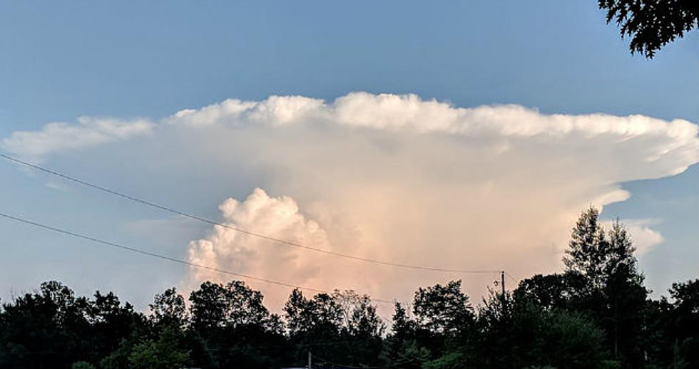 Anvil Cloud Looms Over Central Michigan