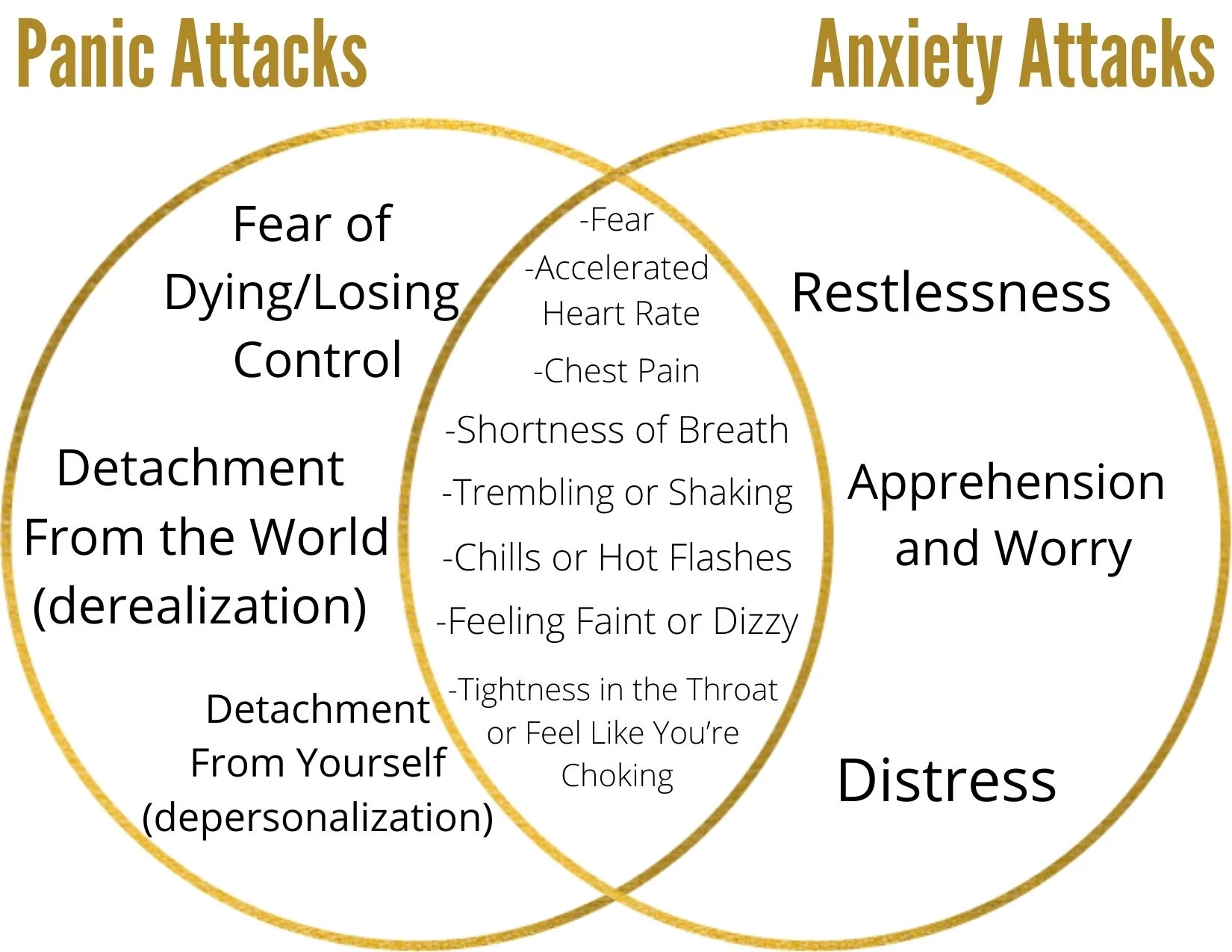 Panic attack vs anxiety attack