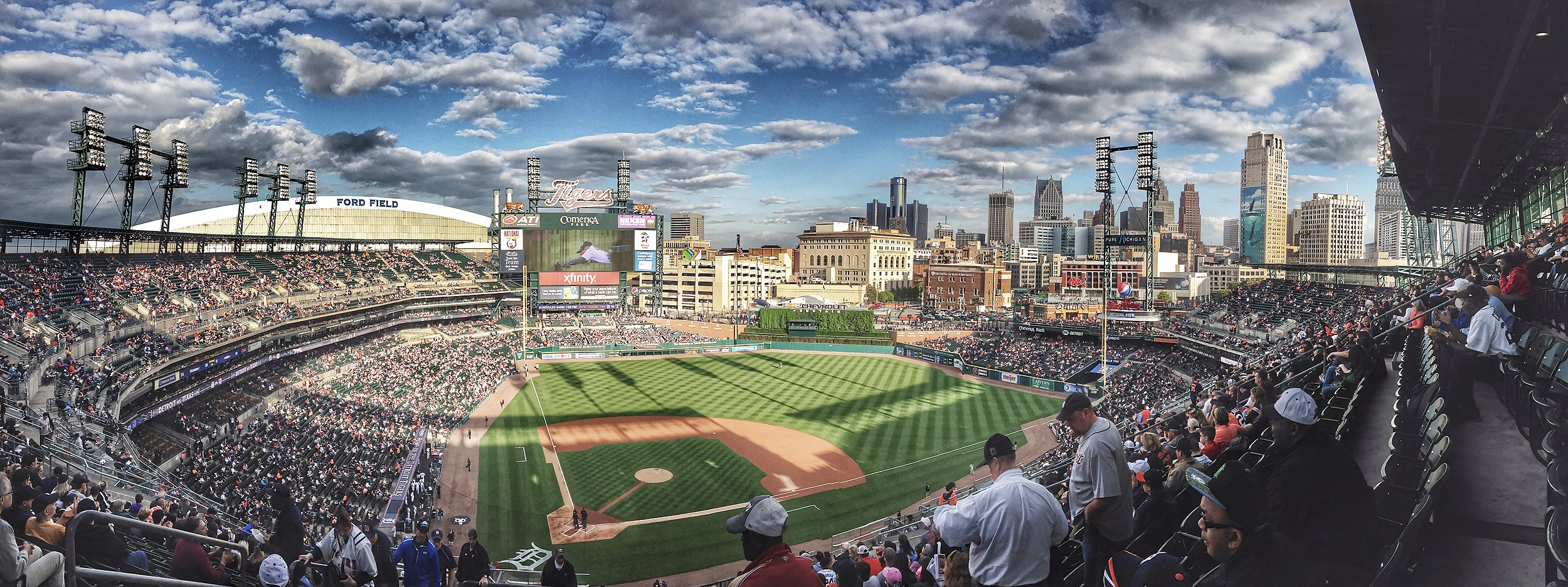 Comerica Park capacity increases to 20 percent, opening day April