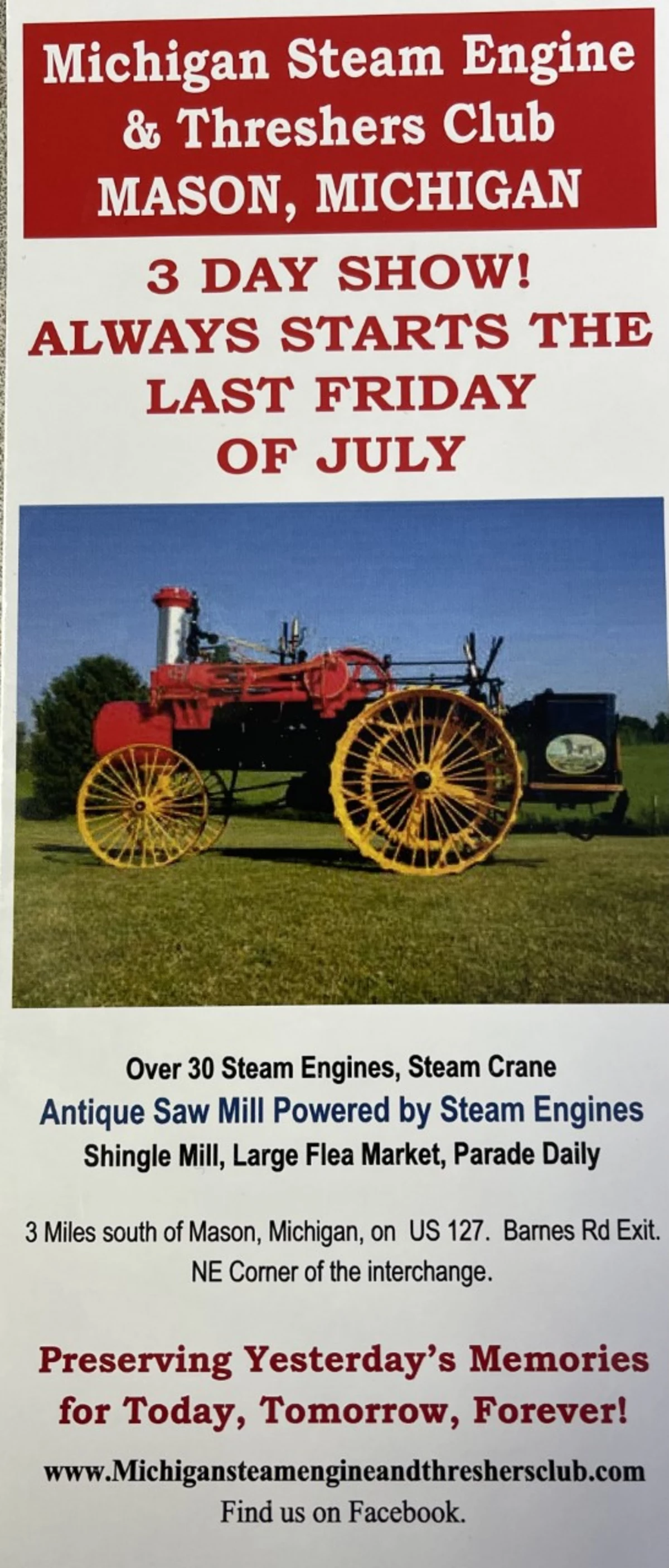 See The Massive Steam Engine Show In Mason, It's Fascinating