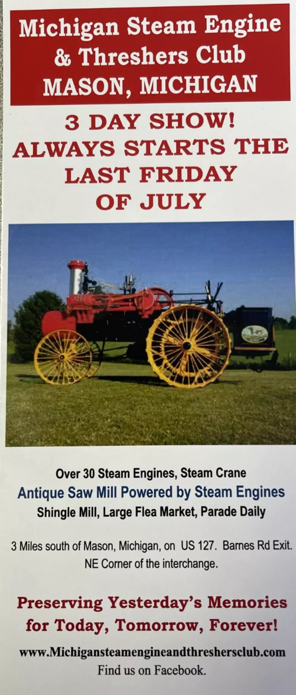See The Massive Steam Engine Show In Mason, It’s Fascinating