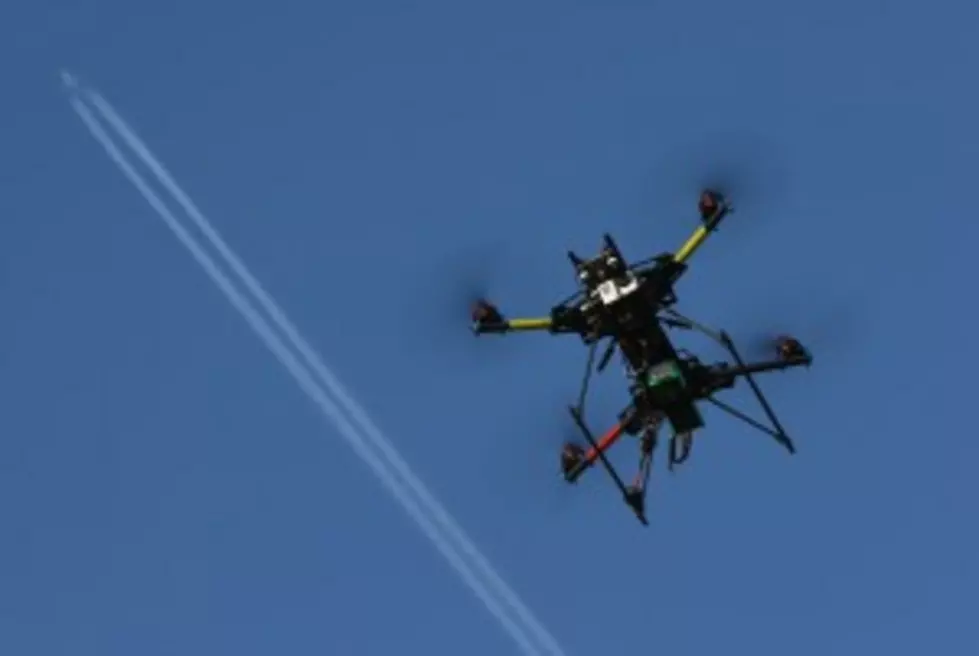 Man Flies Drone During MLB Game