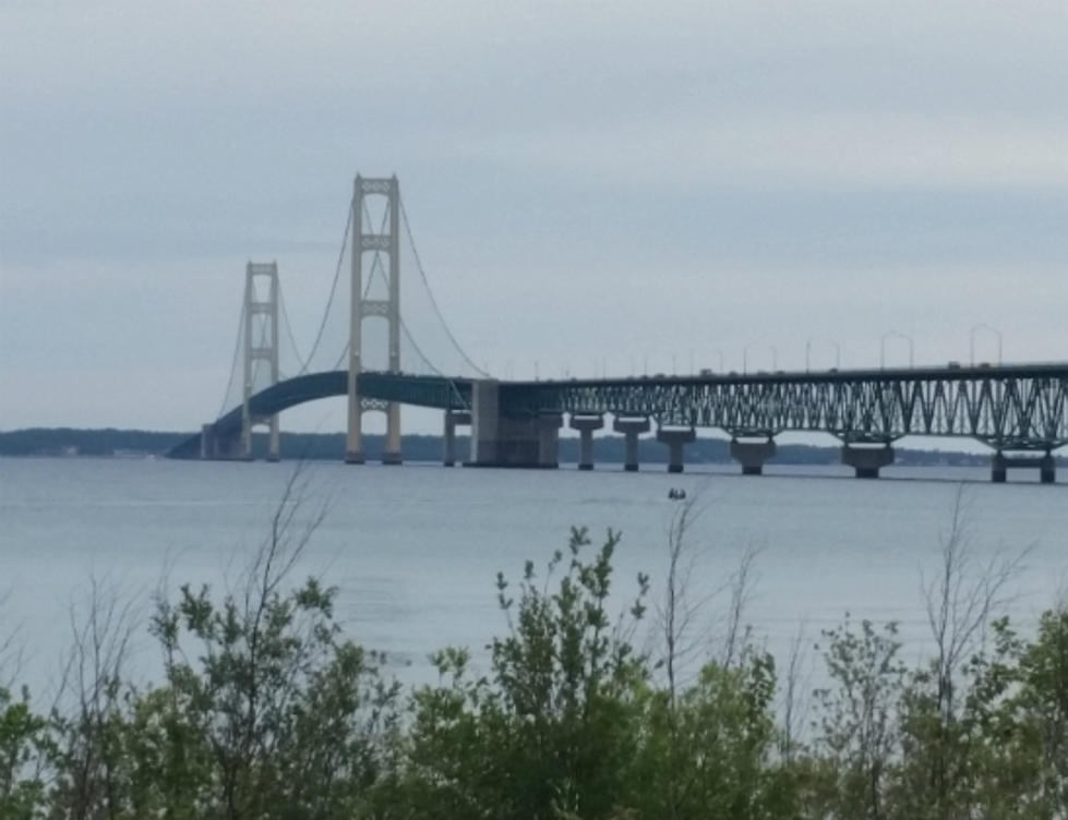 See the Mackinac Bridge – From Space
