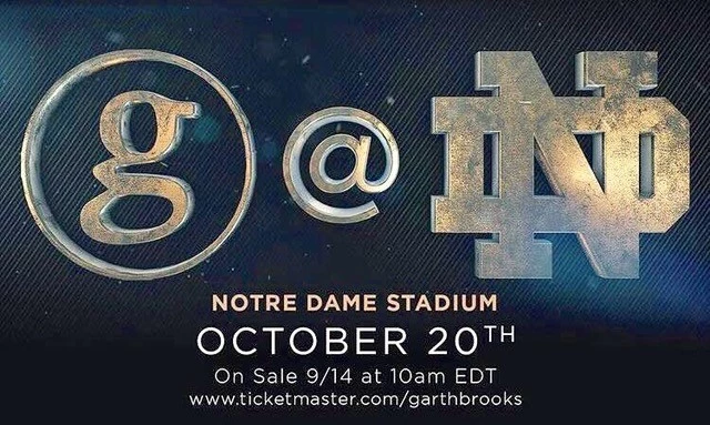 Garth Brooks Notre Dame Seating Chart