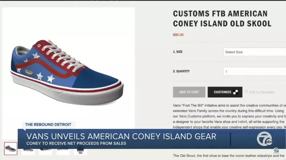 Iconic American Coney Island in Detroit Inspires Custom Vans Shoes