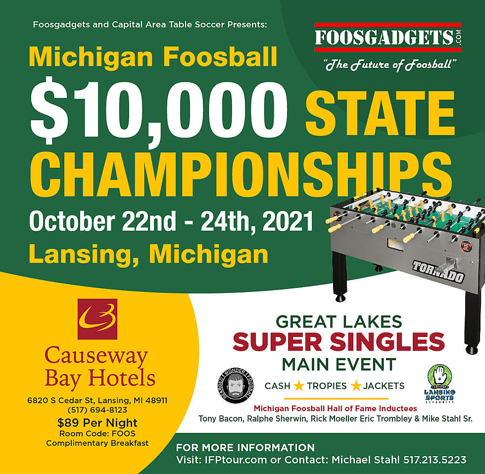 Lansing Area, How Good Are You At Foosball? Win $10,000 in Prizes